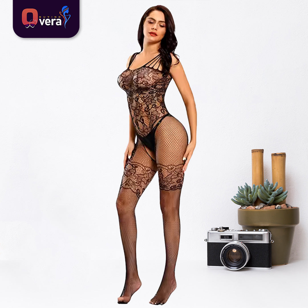 Women's Sexy Open Sleeveless Body Stocking Bodysuit Lingerie For Girls