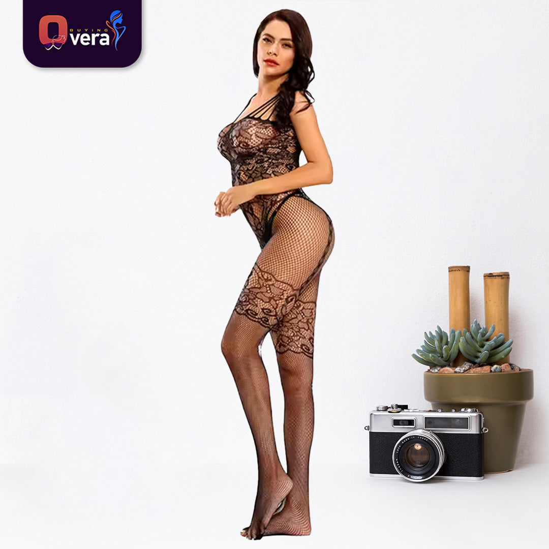 Women's Sexy Open Sleeveless Body Stocking Bodysuit Lingerie For Girls